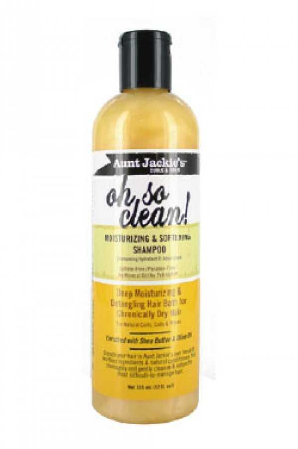 Aunt Jackie's Oh So Clean Moisturizing & Softening Shampoo 12 Fl Oz