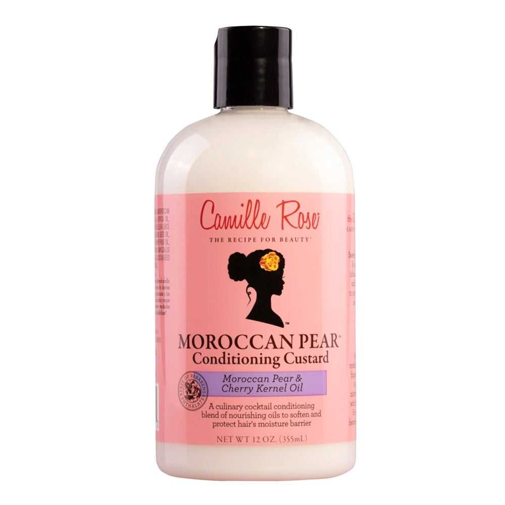 Camille Rose Moroccan Pear Conditioning Custard - Moroccan Pear & Cherry Kernel Oil 12 Oz