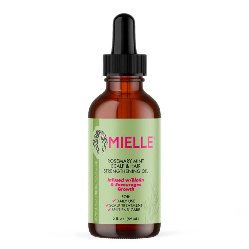 Mielle Rosemary Mint Scalp & Hair Strengthening Oil 2 Oz