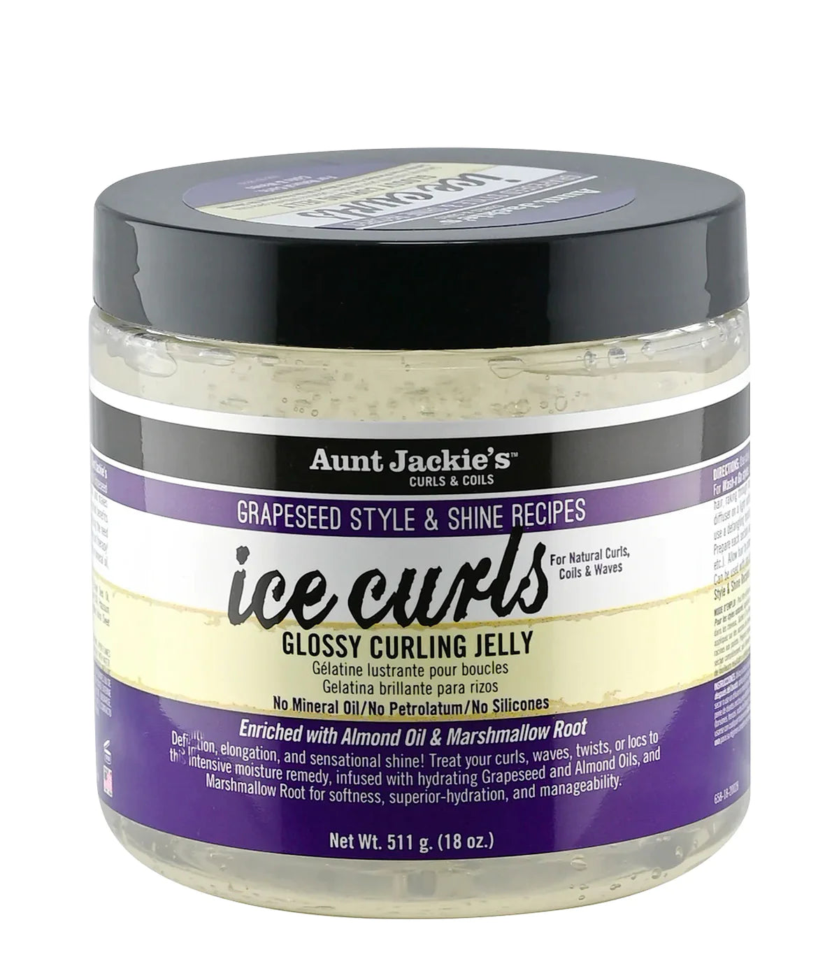 Aunt Jackie’s Grapeseed Ice Curls Glossy Curling Jelly 15 Oz