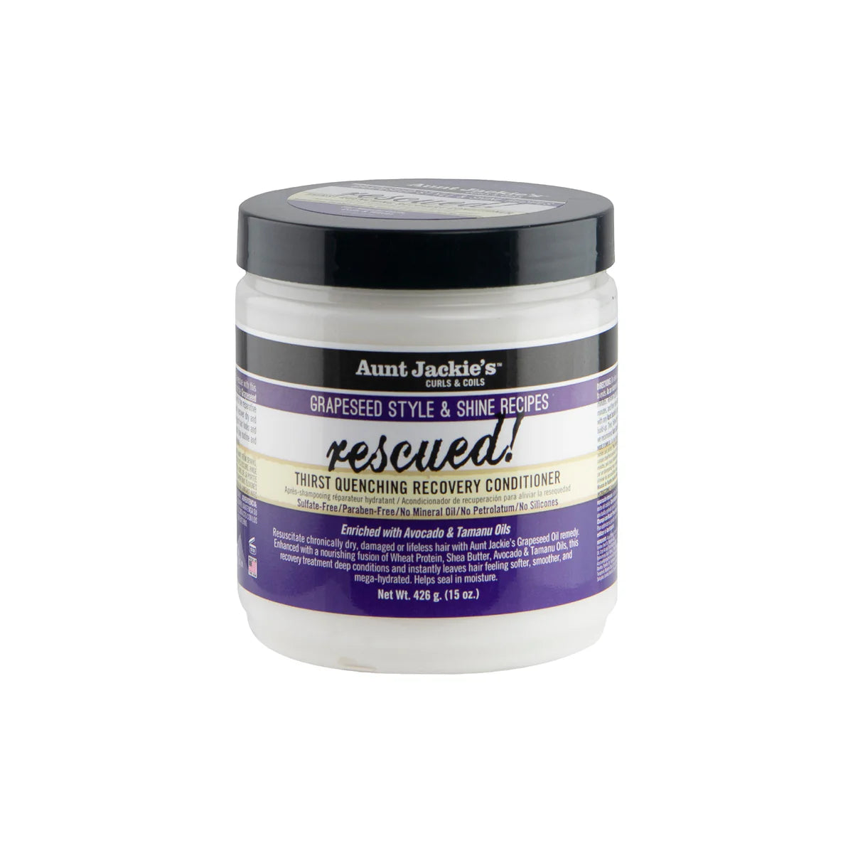 Aunt Jackie’s Rescued! Thirst Quenching Recovery Conditioner 15 Oz