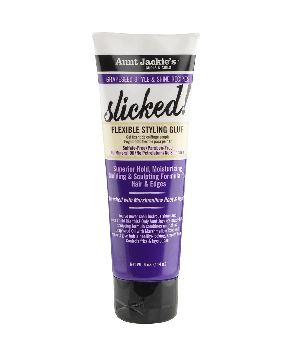 Aunt Jackie’s Slicked! Flexible Styling Glue 4 Oz