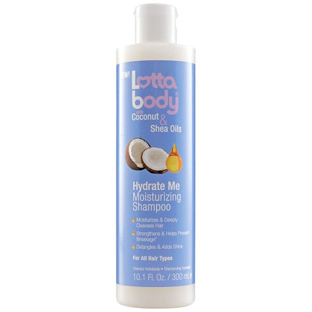 Lottabody Coconut & Shea Oils Hydrate Me Moisturizing Shampoo 10.1 Fl Oz