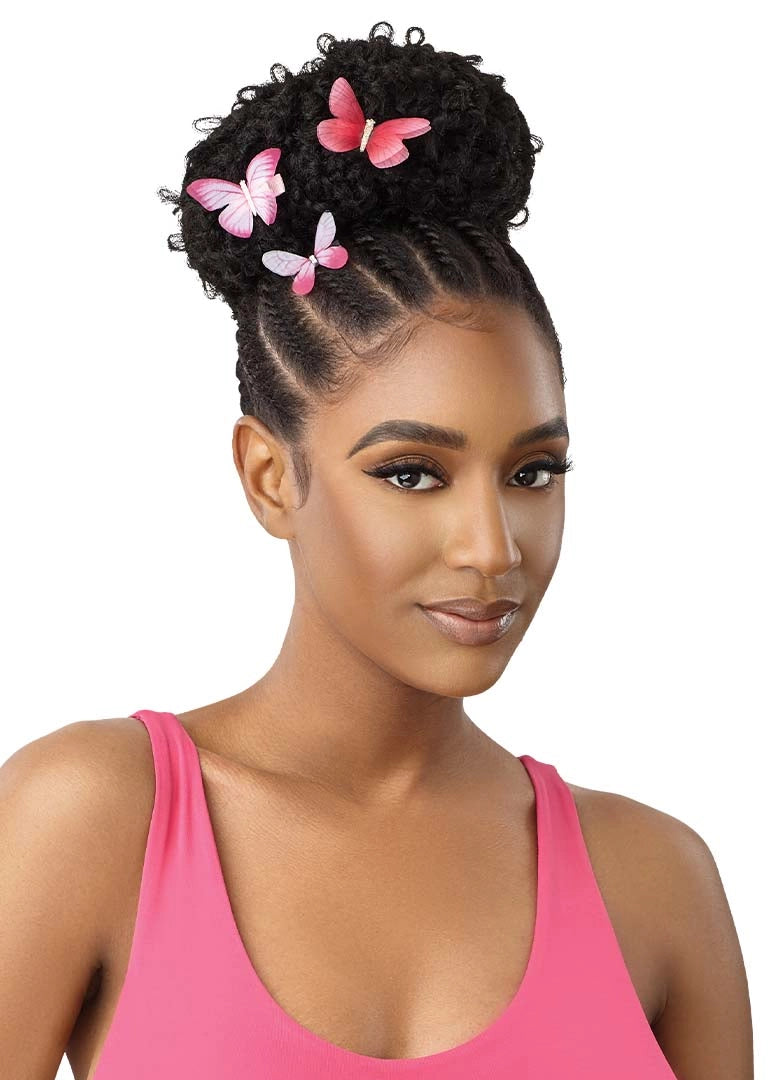 Outre Pretty Quick Wrap Pony - Butterfly Jungle Locs 20"