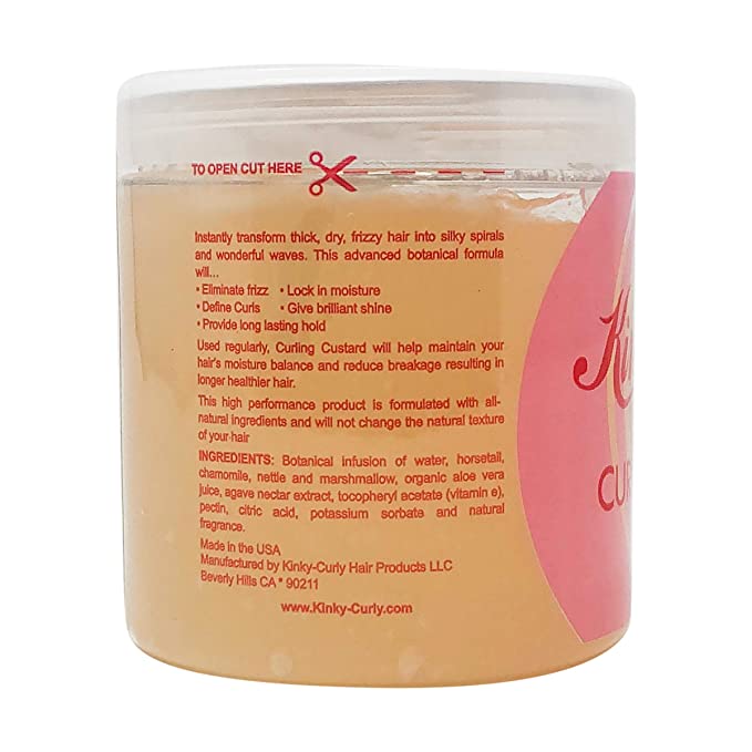 Kinky-Curly Original Curling Custard 8 Oz