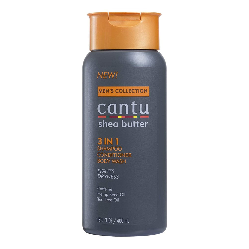 Cantu Mens 3 In 1 Shampoo/ Conditioner/ Body Wash 13.5 Oz