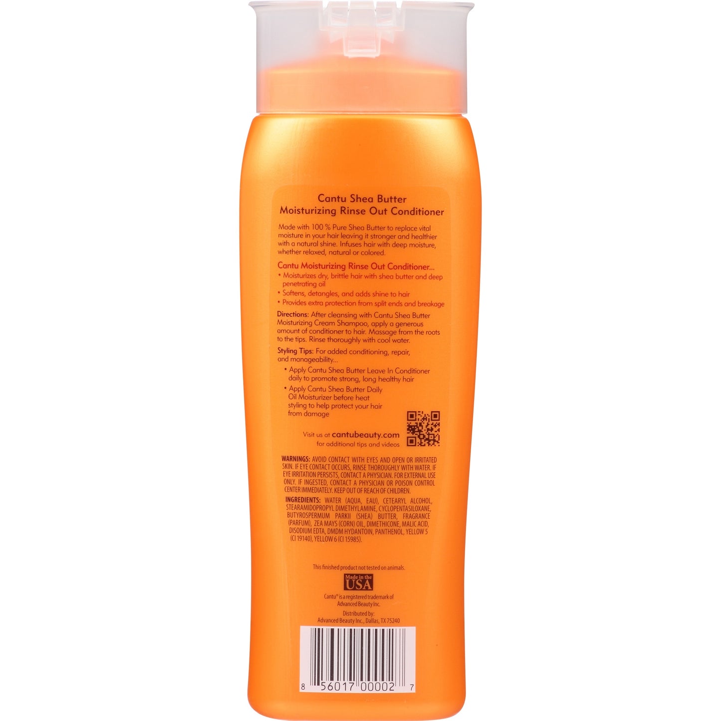 Cantu Shea Butter Moisturizing Rinse Out Conditioner 13.5 Fl Oz