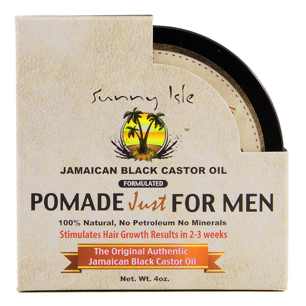Sunny Isle Jamaican Black Castor Oil Pomade for Men 4 Oz