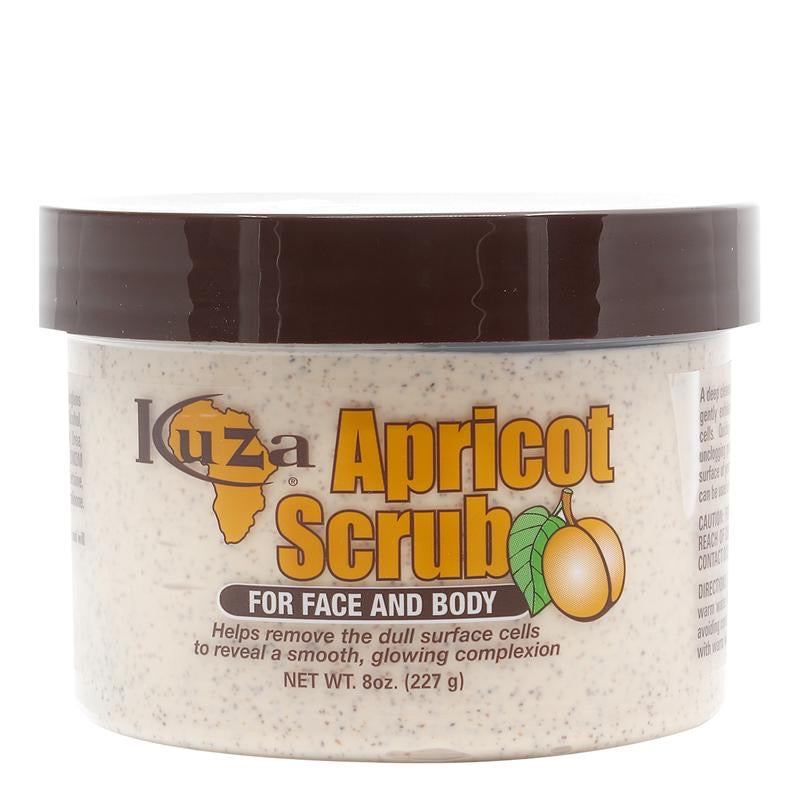 Kuza Apricot Scrub For Face And Body 8 Oz