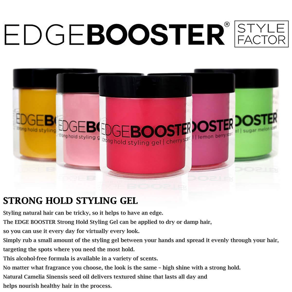 Style Factor Edge Booster Strong Hold Water-Based Pomade 3.38 Oz