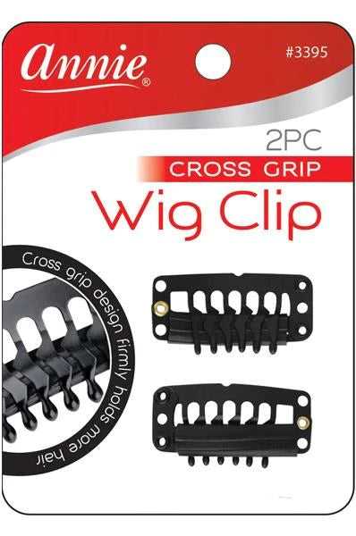 Annie 2 Pcs Cross Grip Wig Clip