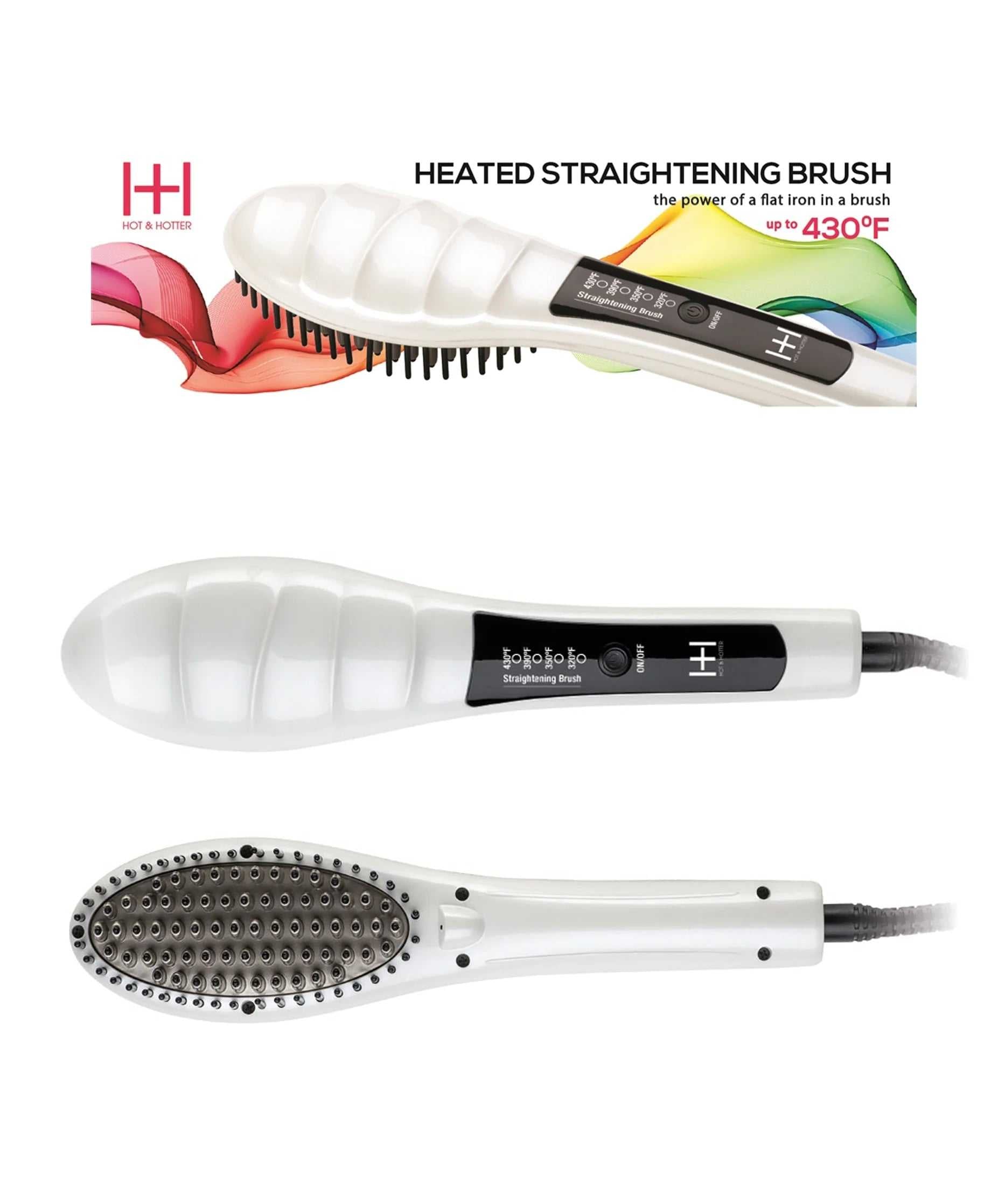 Annie Hot Hotter Mini Heated Straightening Brush Posh Beauty Supply