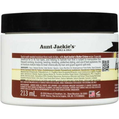 Aunt Jackie's Coconut Butter Crème Intensive Moisture Sealant 7.5 Oz