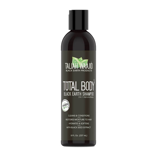Taliah Waajid Champú 2 en 1 para cabello y cuerpo Total Body Black Earth