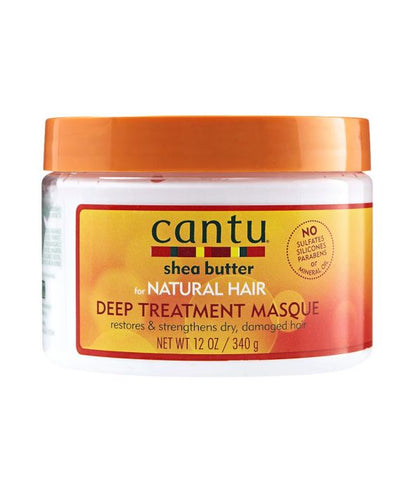 Cantu Beurre de karité pour cheveux naturels Masque de traitement en profondeur 12 oz