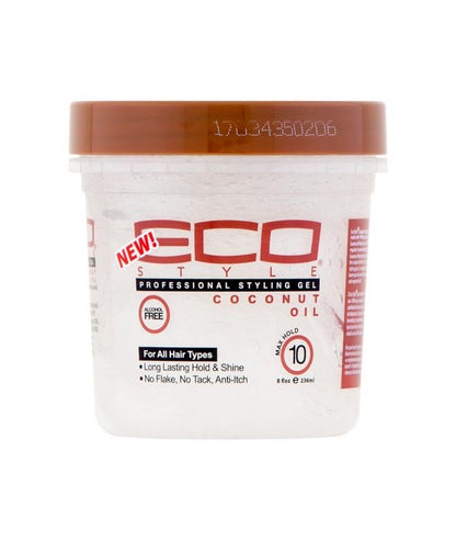 Eco Style Professional Styling Gel Coconut Oil Max Hold