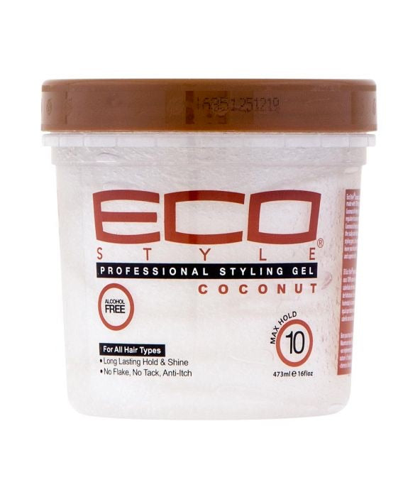 Eco Style Professional Styling Gel Coconut Oil Max Hold