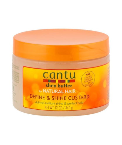 Cantu Shea Butter for Natural Hair Define & Shine Custard 12 Oz